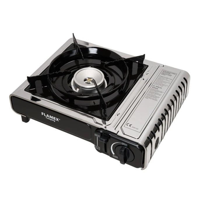 Aragaz Portabil Camping, carcasa Inox, Flamex TS265