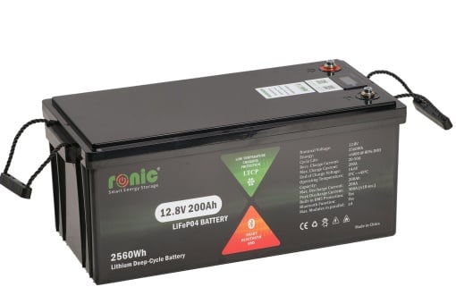 Baterie/Acumulator LiFePO4, 12.8V 200Ah, functie Bluetooth si LTCP, model LFP12200SDSG