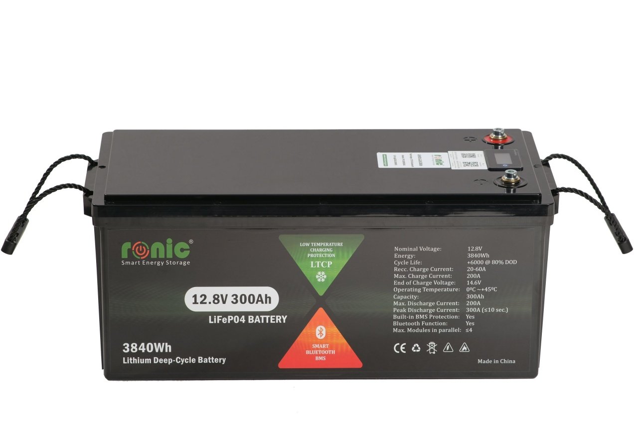 Baterie/Acumulator LiFePO4, 12.8V 300Ah, functie Bluetooth si LTCP, model LFP12300SDSG