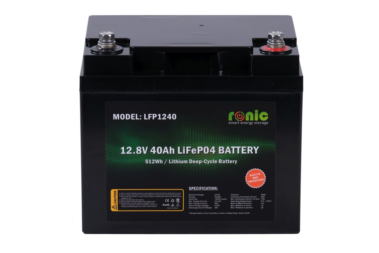 Baterie/Acumulator LiFePO4, 12.8V 40Ah, model LFP1240