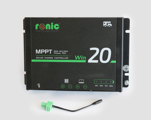 Controler/Regulator Incarcare Solara WIN2075-K, Bluetooth, 20A, 12V/24V