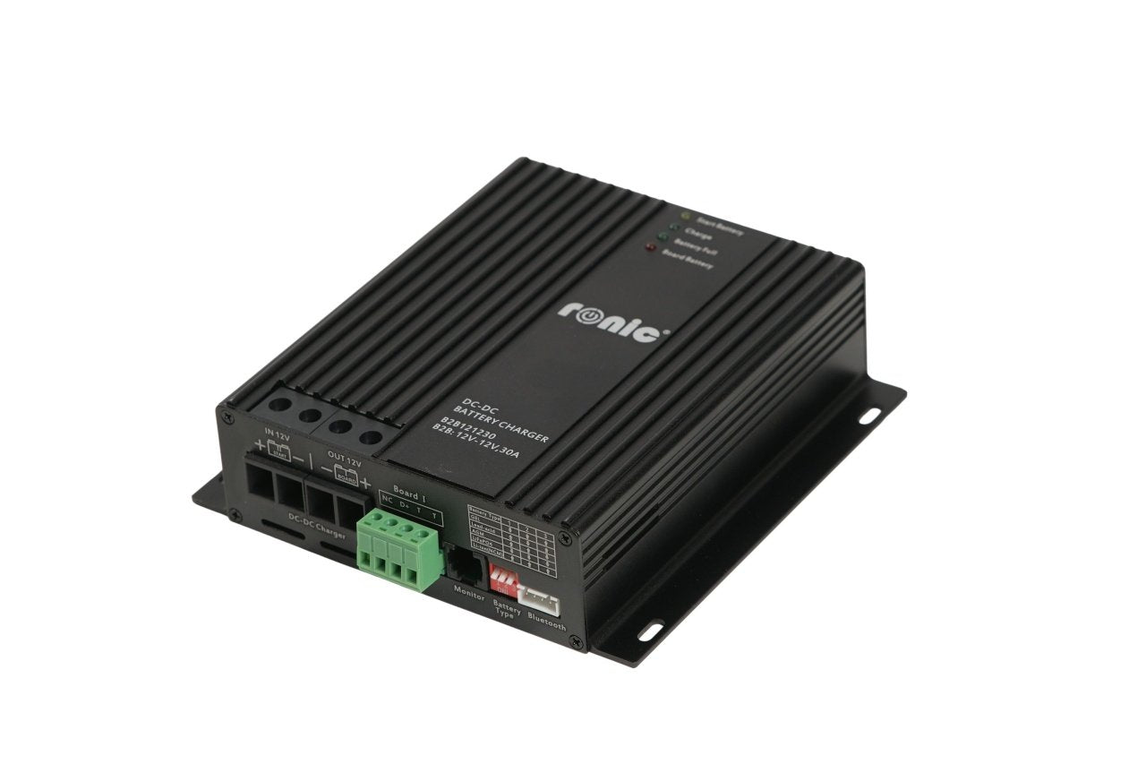 Incarcator DC-DC, 12V–12V, 30A, model RONIC B2B121230