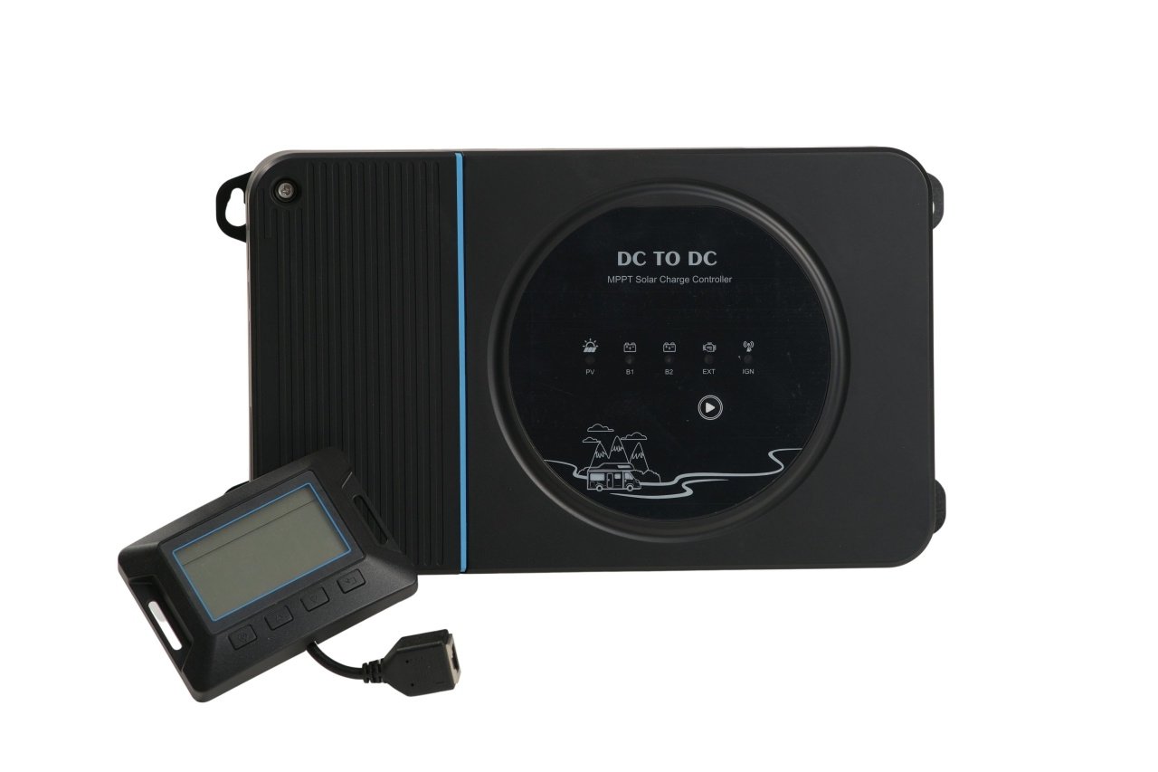 Incarcator Dual DC-DC + Controler/Regulator Incarcare Solara MPPT M2430ND, 12/24V