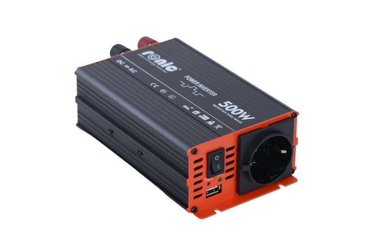 Invertor DC-AC cu Sinus Modificat, 12V-230V, model RONIC KS500M, 500W/1000W