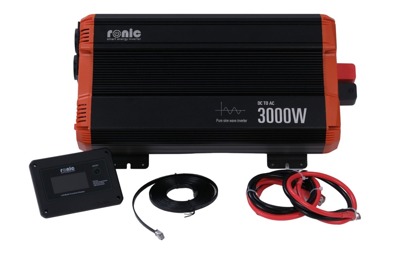 Invertor DC-AC cu Sinus PUR, 12V-230V, model RONIC KSC-3000W-12V, 3000W/6000W