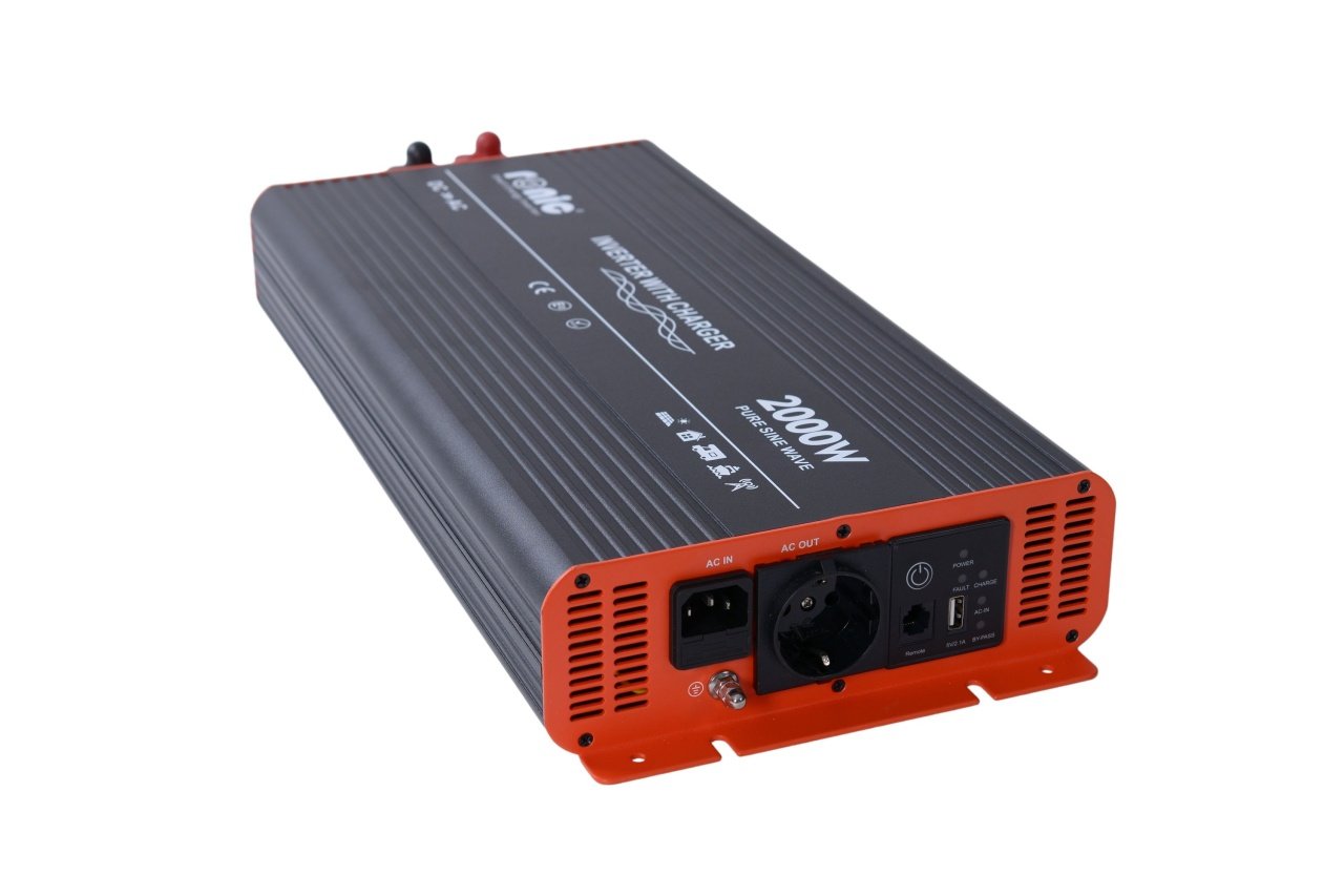 Invertor DC-AC cu Sinus PUR, 12V-230V, model RONIC RSC2000P, 2000W/4000W