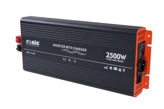 Invertor DC-AC cu Sinus PUR, 12V-230V, model RONIC RSC2500P, 2500W/5000W
