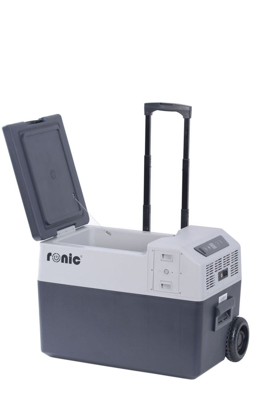 Lada Frigorifica Portabila cu Compresor, RONIC FCR-40A, 40 litri, functie Bluetooth + Baterie