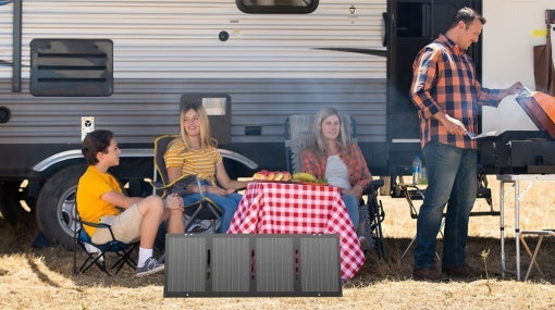 Panou solar portabil YT60, 60W, Pliabil in 4 bucati, IP67