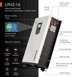 Baterie/Acumulator rezidențial LiFePO4 cu Auto-Incalzire, 51.2V/314 Ah – Model RUIXU LITHI2-16KWh cu AUTO-INCALZIRE