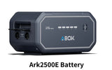 My Store ABOK Ark2500 lithium iron phosphate battery extension with 2160 Wh capacity and model ABOK AE2160, shown in the image.