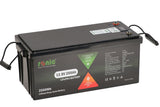 LiFePO4 12.8V 200Ah battery with Bluetooth and LTC P features, model LFP12200SDSG, shown in the product image