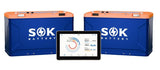 ACUMULATOR LIFEPO4 12.8V/314AH, SOK SK12V314PH, CU BLUETOOTH SI AUTO-INCALZIRE, COMUNICARE CAN CU SISTEME VICTRON
