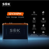 ACUMULATOR LIFEPO4 12.8V/314AH, SOK SK12V314PH, CU BLUETOOTH SI AUTO-INCALZIRE, COMUNICARE CAN CU SISTEME VICTRON