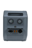 Portable 2500W LiFePO4 current station model ABOK ARK2500 with digital display and battery indicator, compact and lightweight.