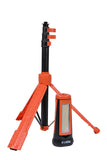 Lanterna/Proiector solar LED, stand tripod aluminiu extensibil 2.1 metri, RONIC CY300