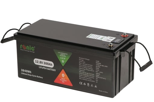 Baterie/Acumulator LiFePO4, 12.8V 300Ah, functie Bluetooth si LTCP, model LFP12300SDSG