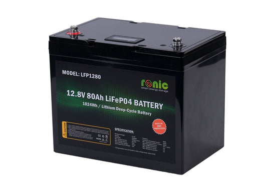Baterie/Acumulator LiFePO4, 12.8V 80Ah, model LFP1280