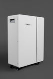 Residential LiFePO4 battery by Fii Rulotist, 51.2V 280Ah model DAH Solar DHN-LVWES15-G1 with 14.33 kWh capacity.