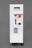 Residential LiFePO4 battery by Fii Rulotist, 51.2V 280Ah, model DAH Solar DHN-LVWES15-G1, showing the battery unit.