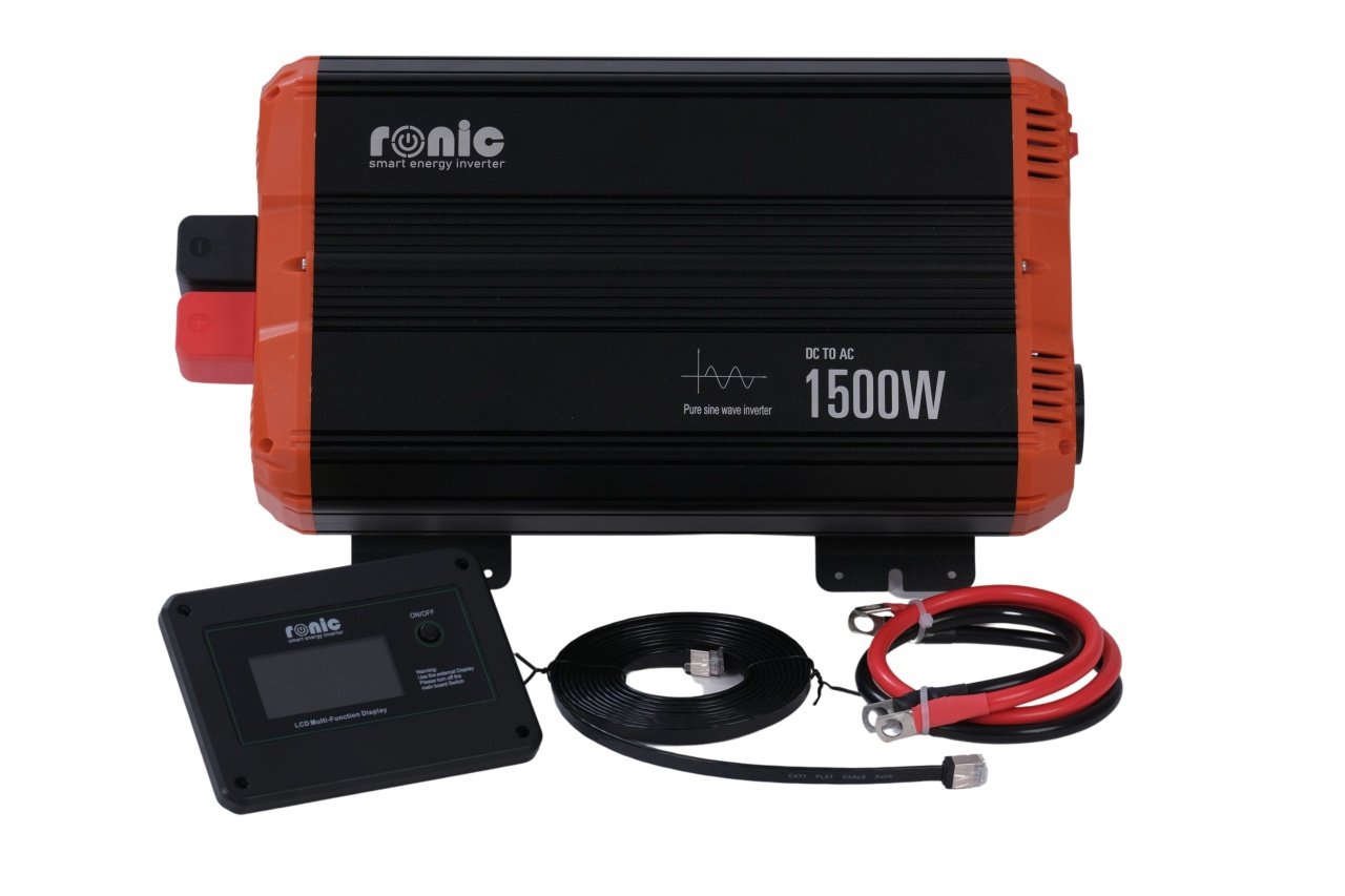 Invertor DC-AC cu Sinus PUR, 12V-230V, model RONIC PSC-1500W, 1500W/3000W