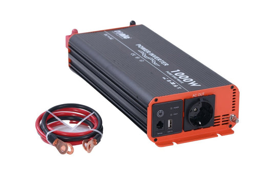 Invertor DC-AC cu Sinus PUR, 12V-230V, model RONIC RS1000P, 1000W/2000W