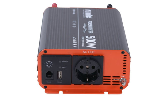 Invertor DC-AC cu Sinus PUR, 12V-230V, model RONIC RS500P, 500W/1000W