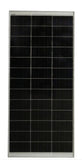 Monocrystalline solar panel 200W for boats and caravans, showing sleek surface and wiring for marine or mobile energy use